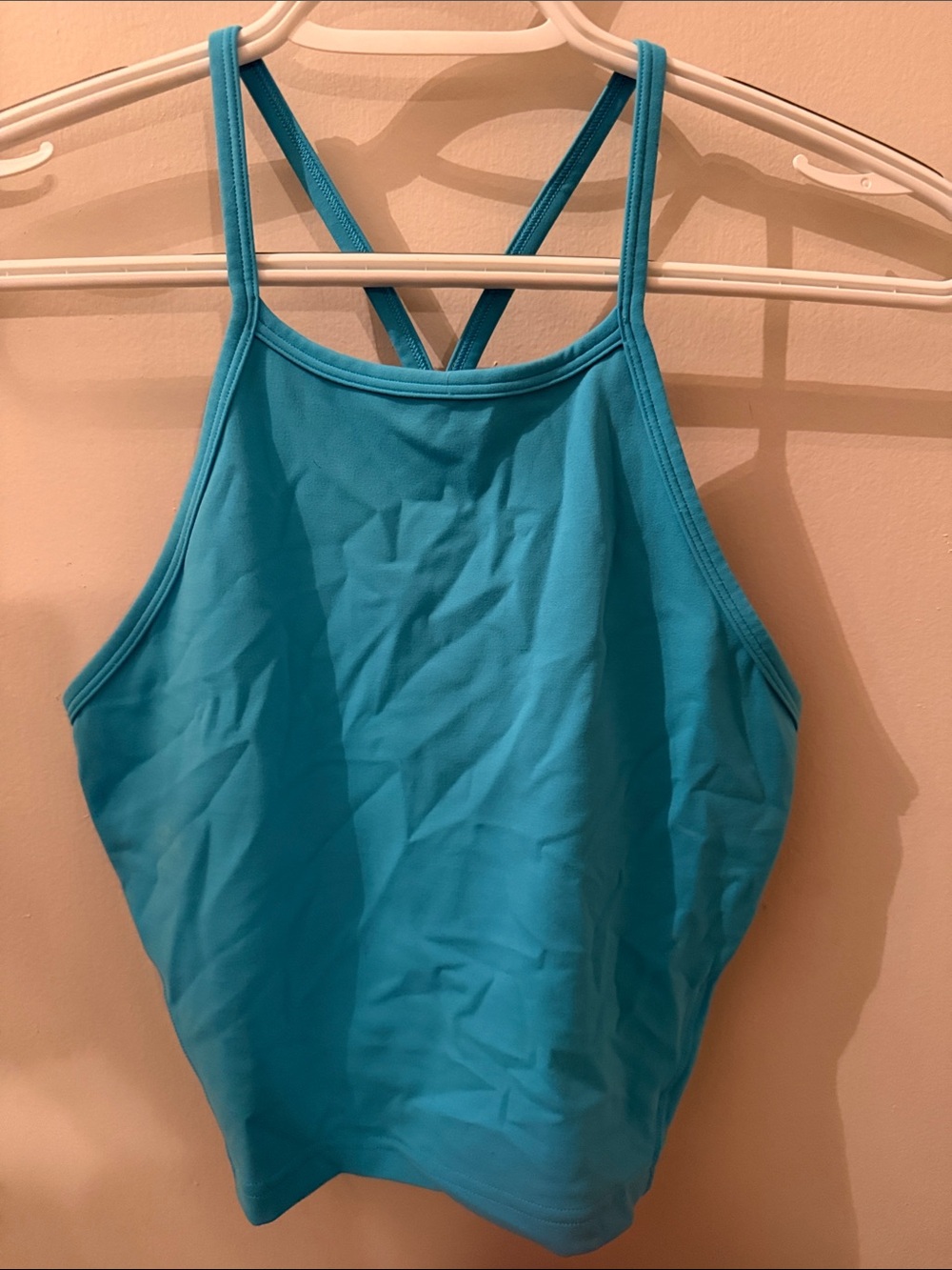 lululemon athletica turquoise tank top